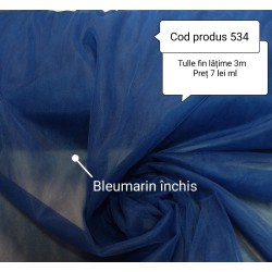 Tulle Fin Bleumarin Inchis