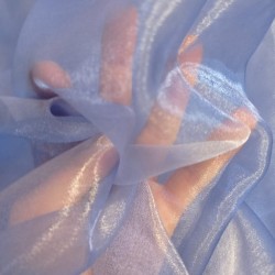 Perdea organza, mov deschis, inaltime 280cm