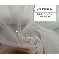 Tulle Fin Ivory Inchis