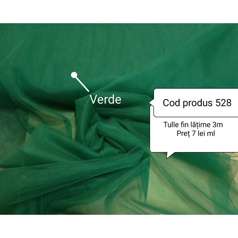 Tulle Fin Verde