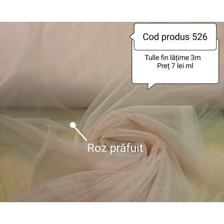 Tulle Fin Roz Prafuit