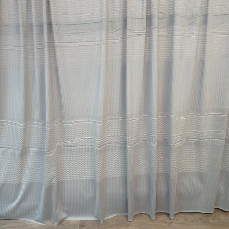 Draperie gri perla semi opaca, inaltime 280cm