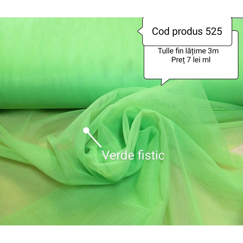 Tulle Fin Verde Fistic