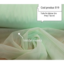 Tulle Fin Verde Menta