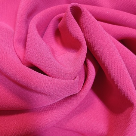 Stofa texturata cu elastan fucsia, latime 150cm