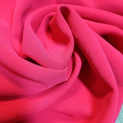 Stofa texturata cu elastan fucsia, latime 150cm