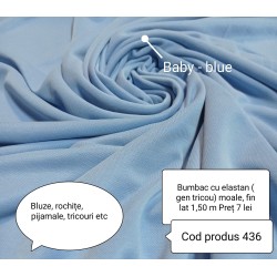 Bumbac Cu Elastan Baby Blue