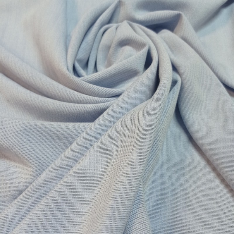 Poplin baby blue cu elastan