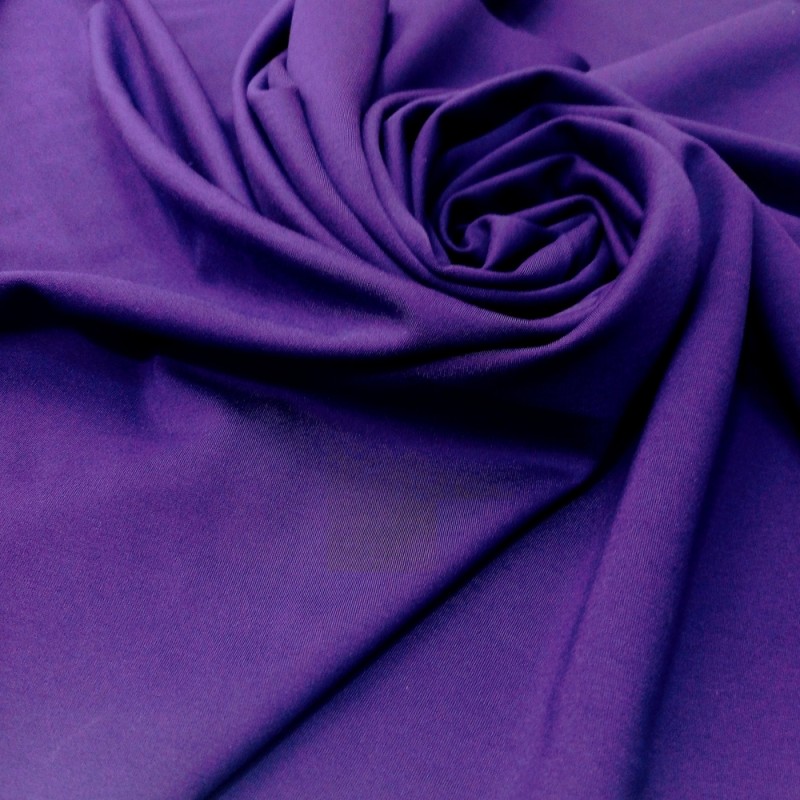 Bumbac cu elastan violet mov